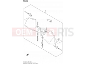 SUZUKI DL650A L4 (2014) V-Strom (E99) 68 - KNUCKLE COVER SET (OPTIONAL)