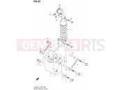 SUZUKI DL650A L4 (2014) V-Strom (E99) 59 - REAR CUSHION LEVER