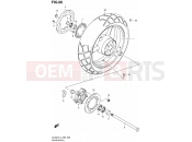 SUZUKI DL650A L4 (2014) V-Strom (E99) 60 - REAR WHEEL