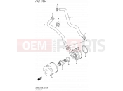 SUZUKI DL650A L5 (2015) V-Strom (E03,E28,E33) 178A - OIL COOLER