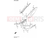 SUZUKI DL650A L5 (2015) V-Strom (E03,E28,E33) 445A - FRAME COVER