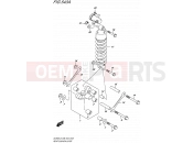 SUZUKI DL650A L5 (2015) V-Strom (E03,E28,E33) 543A - REAR CUSHION LEVER