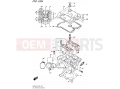 SUZUKI DL650A L5 (2015) V-Strom (E99) 105A - CYLINDER HEAD (REAR)