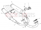 DUCATI 1994 Superbike 888 EXHAUST SYSTEM » EXHAUST SYSTEM