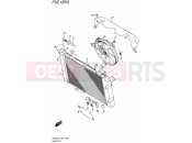 SUZUKI DL650A L5 (2015) V-Strom (E99) 185A - RADIATOR