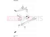 SUZUKI DL650A L5 (2015) V-Strom (E99) 407A - STAND
