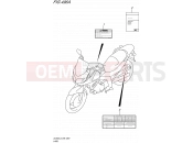 SUZUKI DL650A L5 (2015) V-Strom (E99) 496A - LABEL