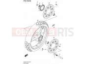SUZUKI DL650A L5 (2015) V-Strom (E99) 530A - FRONT WHEEL