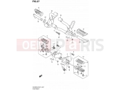 SUZUKI DL650AUE L2 (2012) V-Strom (E21) 37 - FOOTREST