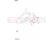 SUZUKI DL650AUE L2 (2012) V-Strom (E21) 43 - FRONT FENDER