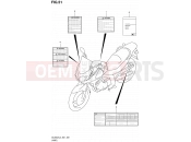 SUZUKI DL650AUE L3 (2013) V-Strom (E21) 51 - LABEL (DL650AL3 E21)