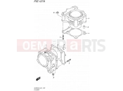 SUZUKI DL650XA L5 (2015) V-Strom (E21) 107A - CYLINDER