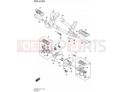 SUZUKI DL650XA L5 (2015) V-Strom (E21) 415A - FOOTREST
