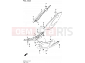SUZUKI DL650XA L5 (2015) V-Strom (E21) 445A - FRAME COVER