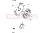 SUZUKI DL650XA L5 (2015) V-Strom (E21) 530A - FRONT WHEEL