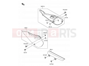 SUZUKI DR-Z110 K4 (2004) (E21) 36 - SIDE COVER/CHAIN COVER