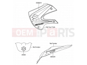 SUZUKI DR-Z110 K4 (2004) (E21) 41B - DECAL(DR-Z110 K5)