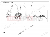 CFMOTO 250 SR (CF250-6F [EU5] ) LOCK KIT - F01