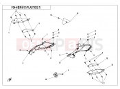 CFMOTO 250 SR (CF250-6F [EU5] ) PLASTICS4 - F04-4