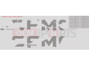 CFMOTO 250 SR (CF250-6F [EU5] ) DECAL(NEBULA WHITE- IRAN) - F19-2-E