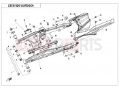 CFMOTO 2020 MOTORCYCLE 250 NK (CF250-A) REAR SUSPENSION(SHEET METAL)