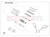 CFMOTO 2020 MOTORCYCLE 250 NK (CF250-A) TOOLS