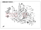 CFMOTO 300 NK (CF300) LEFT CRANKCASE