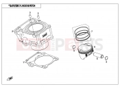 CFMOTO 300 NK (CF300) CYLINDER & PISTON