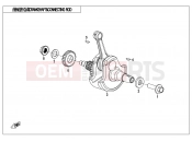 CFMOTO 300 NK (CF300) CRANKSHAFT&CONNECTING ROD
