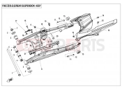 CFMOTO 300 NK (CF300) REAR SUSPENSION（SHEET METAL ）
