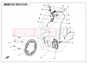 CFMOTO 300 NK (CF300) FRONT BRAKE SYSTEM（JJUAN）