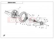 CFMOTO 300 NK (CF300) REAR WHEEL