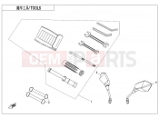 CFMOTO 300 NK (CF300) TOOLS