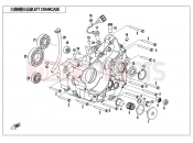 CFMOTO 300 NK (CF300) LEFT CRANKCASE - E01-2