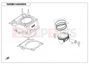 CFMOTO 300 NK (CF300) CYLINDER @^ PISTON - E02-3