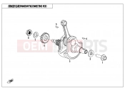 CFMOTO 300 NK (CF300) CRANKSHAFT@^CONNECTING ROD - E04