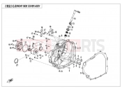 CFMOTO 2020 MOTORCYCLE 300 NK (CF300) RIGHT SIDE COVER(CABLE VERSION)