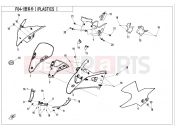 CFMOTO 300 SR (CF300-3F [EU5] ) PLASTICS1(DASHBOARD-TFT) - F04-1-A-V3