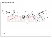 CFMOTO 300 SR (CF300-3F [EU5] ) STEERING SYSTEM(SINGLE THROTTLE CABLE) - F10-A