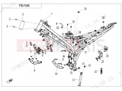 CFMOTO 2021 MOTORCYCLE 300 NK (CF300-BF [EU5] ) FRAME - F03-1
