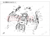 CFMOTO 2021 MOTORCYCLE 300 NK (CF300-BF [EU5] ) PLASTIC 2 - F04-2