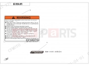 CFMOTO 2021 MOTORCYCLE 300 NK (CF300-BF [EU5] ) DECAL KITS - F19