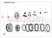 CFMOTO 2021 MOTORCYCLE 300 NK (CF300-BF [EU5] ) CLUTCH(SLIPPING CLUTCH  ) - E05-B