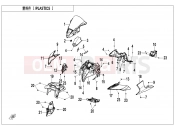 CFMOTO 450 SR (CF400-12H) PLASTICS 1 - F04-1