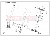 CFMOTO 450 SR (CF400-12H) FRONT SUSPENSION - F05-1