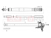 CFMOTO 450 SR (CF400-12H) FRONT SHOCK ABSORBER - F05-2