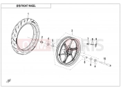 CFMOTO 450 SR (CF400-12H) FRONT WHEEL - F07
