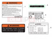 CFMOTO 450 SR (CF400-12H) LABEL - F19-1