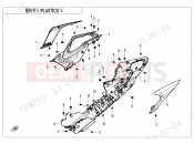 CFMOTO 450 SR (CF400-6F [EU5] ) PLASTICS 5 - F04-5