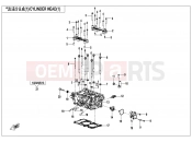 CFMOTO 450 SR (CF400-6F [EU5] ) CYLINDER HEAD(1) - E02-2